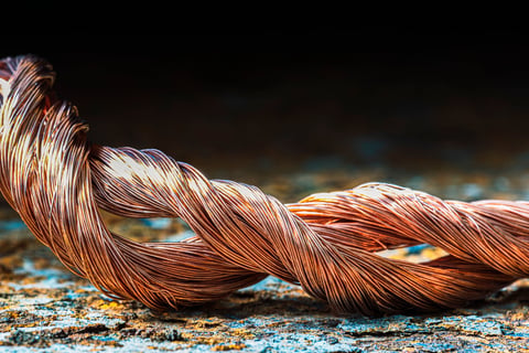 Cables de cobre para reciclaje